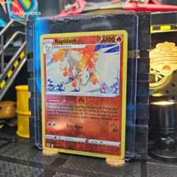 Rapidash Silver Tempest Reverse Holo Pokemon TCG 022/195 Sword & Shield Rare - Image 2