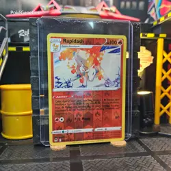 Rapidash Silver Tempest Reverse Holo Pokemon TCG 022/195 Sword & Shield Rare - Image 3