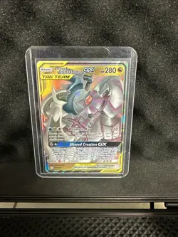 Pokemon TCG Arceus & Dialga & Palkia GX 156/236 Sm-Cosmic Eclipse - Image 1