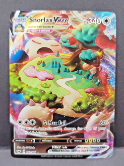 Pokemon TCG Snorlax VMAX 142/202 Sword & Shield Base Set - Image 1