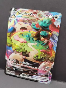 Pokemon TCG Snorlax VMAX 142/202 Sword & Shield Base Set - Image 3