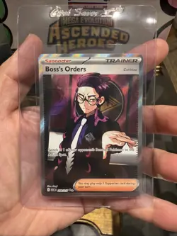 Pokemon BOSS’S ORDERS ASCENDED HEROS FULL ART 256/217 PSA 10 Contender 👌 - Image 1