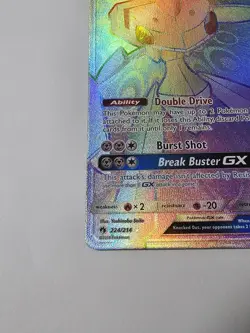Genesect GX Rainbow (Secret) 224/214 SM - Lost Thunder Holo Pokemon TCG NM - Image 3