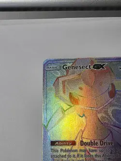 Genesect GX Rainbow (Secret) 224/214 SM - Lost Thunder Holo Pokemon TCG NM - Image 4
