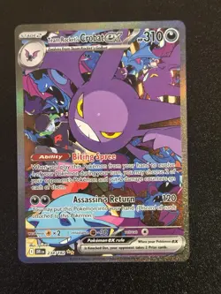 Pokemon TCG Team Rockets Crobat EX Destined Rivals #234/182 SIR NM - Image 1
