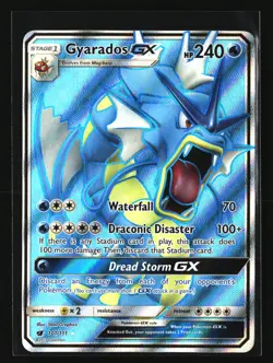 Pokemon GYARADOS GX 101/111 Full Art (2017 SM Crimson Invasion) NM/Near Mint - Image 1