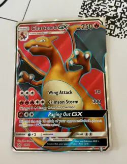 Charizard GX SM60 Pokemon TCG Sun & Moon Black Star Promo Holo Full Art Mint NM - Image 1