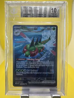 BGS 10 Yanmega ex 228/182 SIR Destined Rivals Graded Beckett Pristine Pokemon - Image 1