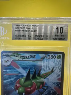 BGS 10 Yanmega ex 228/182 SIR Destined Rivals Graded Beckett Pristine Pokemon - Image 4