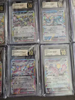 Pokemon Tcg full terastal festival eeveelutions ex cgc pristine 10 Lot 10 Slabs - Image 3