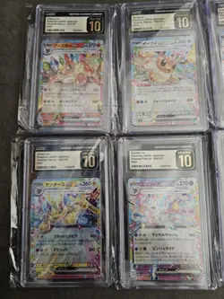 Pokemon Tcg full terastal festival eeveelutions ex cgc pristine 10 Lot 10 Slabs - Image 4