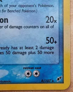 Pokemon Gyarados TCG Holo Rare 8/107 Deoxys MP 2005 Card - Image 4