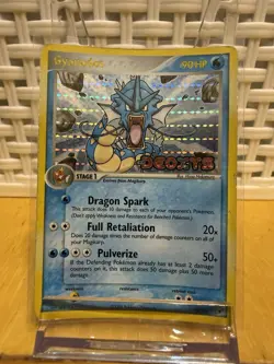 Pokemon TCG EX Deoxys Gyarados 8/107 Reverse Stamp Holo Rare HP - Image 1