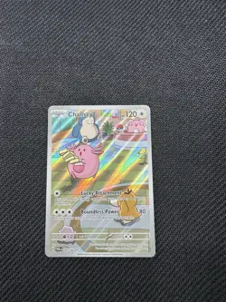 Pokemon TCG Chansey Illustration Twilight Masquerade Card 187/167 NM/M Condition - Image 1