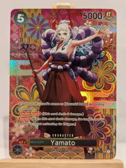 One Piece Card Game Yamato High Quality Custom Card Rare HQ Proxy Luffy OP01-121 - Image 2