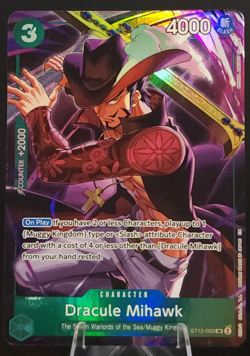 Dracule Mihawk ST12-003 SR (Promo) - One Piece - Illustration Box Vol.4 (NM) - Image 1