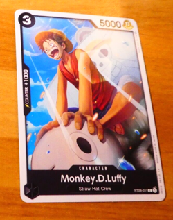 ONE PIECE ENGLISH CARD GAME CARTE Monkey D. Luffy ST08-011 ST EN JCC NEUF - Image 1