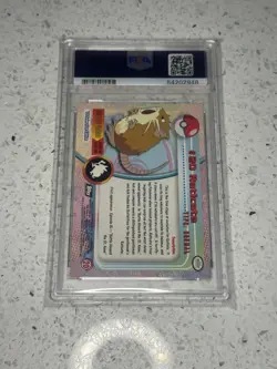 1999 Topps Pokemon T.V. #20 Raticate Foil PSA 9 - Image 2