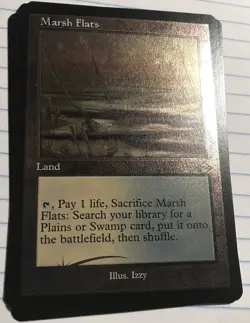 MTG Modern Horizons 2 MARSH FLATS Retro Frame Foil Etched NM (3068) - Image 1