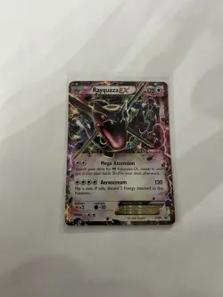 Pokemon TCG Rayquaza EX XY69 Black Star Promo Holo Card 2015 - Image 1