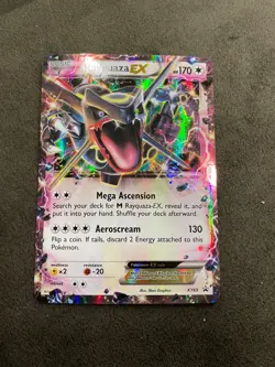 Rayquaza EX XY69 Black Star Promo 2015 Shiny Rayquaza XY Promo Pokemon Card TCG - Image 1