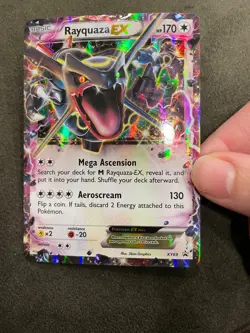 Rayquaza EX XY69 Black Star Promo 2015 Shiny Rayquaza XY Promo Pokemon Card TCG - Image 2