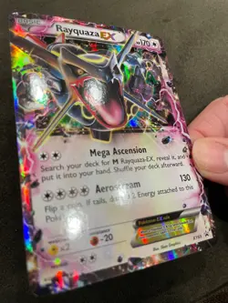 Rayquaza EX XY69 Black Star Promo 2015 Shiny Rayquaza XY Promo Pokemon Card TCG - Image 3