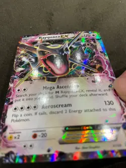 Rayquaza EX XY69 Black Star Promo 2015 Shiny Rayquaza XY Promo Pokemon Card TCG - Image 5