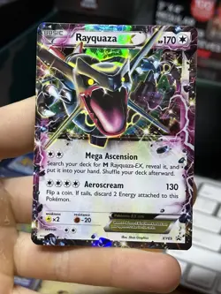 #2 Rayquaza EX XY69 Black Star Promo 2015 SHINY Holo Rare Pokemon Card TCG - Image 3