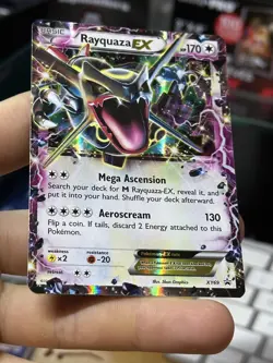 #2 Rayquaza EX XY69 Black Star Promo 2015 SHINY Holo Rare Pokemon Card TCG - Image 5
