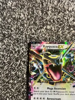 Pokemon Rayquaza EX XY69 TCG XY Promos Shiny Black Star Promo Holo Card - Image 2