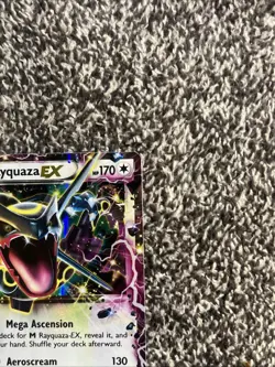 Pokemon Rayquaza EX XY69 TCG XY Promos Shiny Black Star Promo Holo Card - Image 3