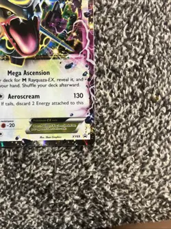 Pokemon Rayquaza EX XY69 TCG XY Promos Shiny Black Star Promo Holo Card - Image 4