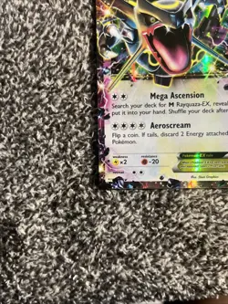 Pokemon Rayquaza EX XY69 TCG XY Promos Shiny Black Star Promo Holo Card - Image 5