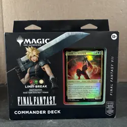 LIMIT BREAK COMMANDER DECK MTG MAGIC GATHERING FINAL FANTASY VII NEW SEALED - Image 1