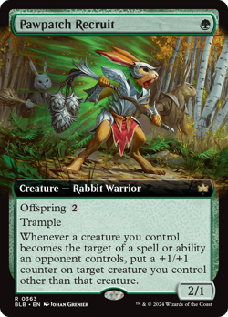 Pawpatch Recruit (Foil) - 363 - Bloomburrow- Near Mint - MTG - Image 1