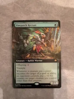 Pawpatch Recruit (Extended Art) Bloomburrow Foil - Image 1