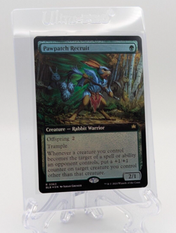 MtG - Pawpatch Recruit (Extended Art) - Bloomburrow (Foil 363) - Image 1