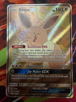 Eevee GX - SM233 - Full Art Promo Black Star Ultra Rare Holo - Pokemon Card - LP - Image 1