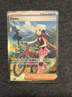 Pokemon Dawn 129/094 Phantasmal Flames Holo SIR Full Art Trainer - Image 1
