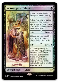 Scavenger's Talent #111 (Foil) (NM) Bloomburrow BLB Magic MTG - Image 1