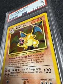 1999 Pokemon Base Set Charizard 4/102 Holo Rare PSA 5 🔥 - Image 3