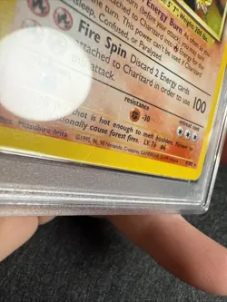 1999 Pokemon Base Set Charizard 4/102 Holo Rare PSA 5 🔥 - Image 4