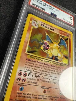 1999 Pokemon Base Set Charizard 4/102 Holo Rare PSA 5 🔥 - Image 5
