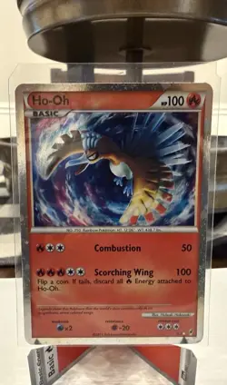 Ho-Oh SL5 Call of Legends Holo Secret Rare Shiny Shining Pokemon Card NM - Image 1