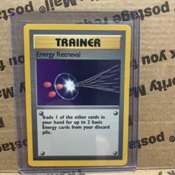 ENERGY RETRIEVAL - 81/102 - Base Set - Pokemon Card - NM - Image 1