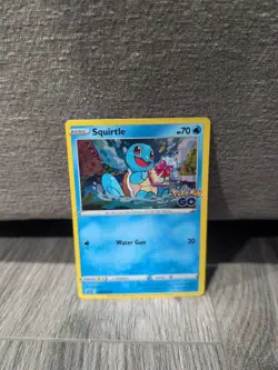 Pokemon Go TCG Squirtle Card SWSH233 Holo Promo - Image 1