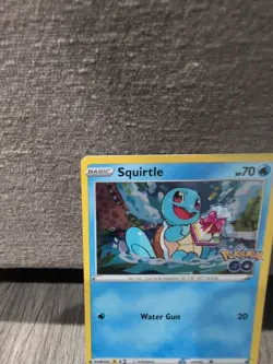 Pokemon Go TCG Squirtle Card SWSH233 Holo Promo - Image 2