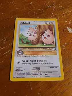 Pokemon Card - Igglybuff - WoTC Black Star Promo #36 - Image 1