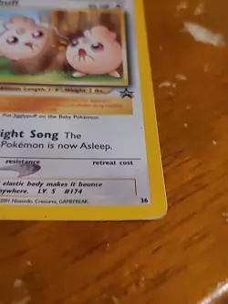 Pokemon Card - Igglybuff - WoTC Black Star Promo #36 - Image 4